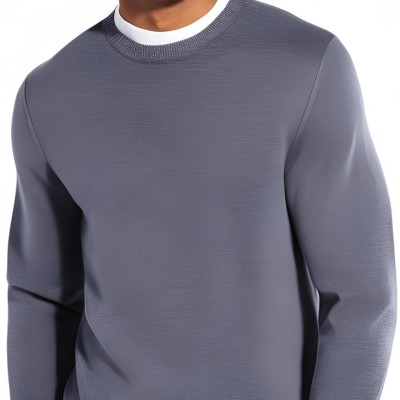 grey-coloured-Crew-Neck-Sweater